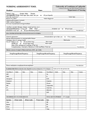 Nursing Assessment Tool