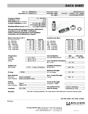 ( 99909482-01 with 99900570-01 - Data Sheet 75 Form 041 re 205 ) - coaxconnectors