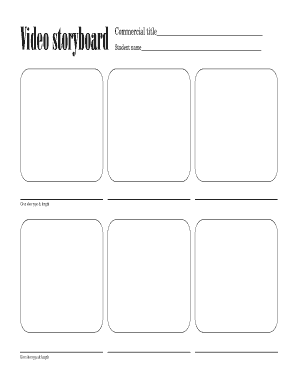 Commercial Video Storyboard