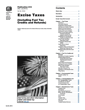 IRS Publication 510 Excise Tax Guide