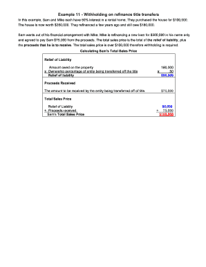 California Real Estate Withholding Tax Statement