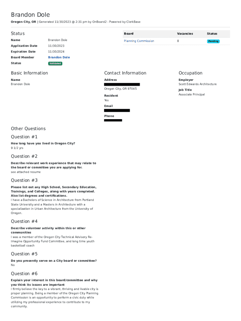 Form preview