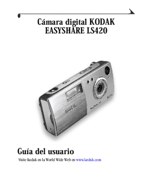 Cmara digital kodak easyshare ls420 gua del ...
