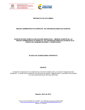 Unidad administrativa especial de organizaciones ...