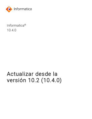 Informatica - 10.4.0 - actualizar desde la versin10.2 (10.4.0) - (spanish). actualizar desde la versin10.2 (10.4.0)