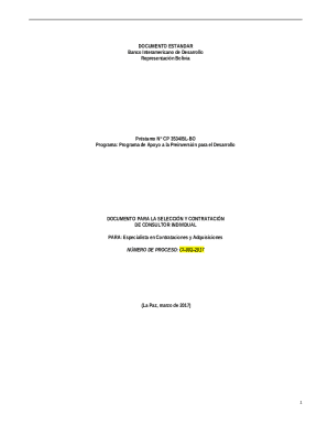 Seleccin y contratacin de consultor individual