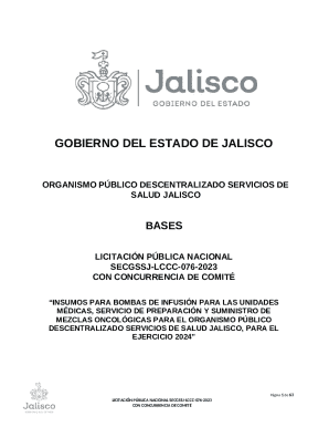 Contratacion de servcio integral de bombas de infusion en