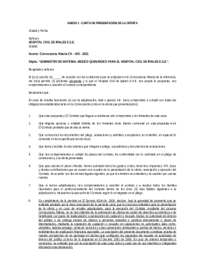 Suministro de material medico quirurgico para el hospital civil de ipiales e