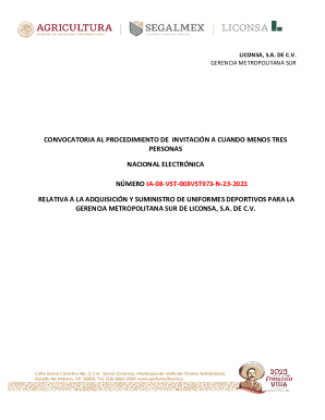 Bases para la contratacin de bienes y servicios, ...