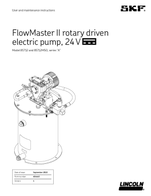 Flowmaster ii rotary driven 24 v dc electric pump, series a