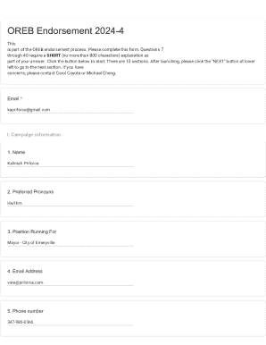 Form preview