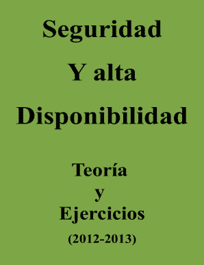 Principios de seguridad y alta disponibilidad