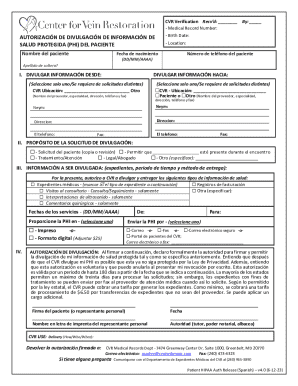 Autorizacin de divulgacin de informacin ...