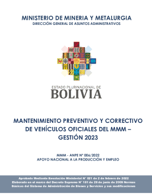 Ministerio de mineria y metalurgia - bolivia