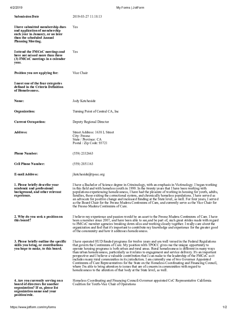 Form preview