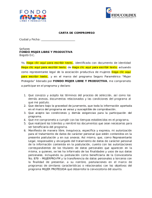 Fondo mujer libre y productiva