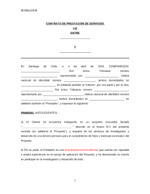 Acuerdo de confidencialidad en santiago de chile ade