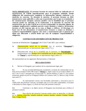 El presente formato de contrato debe ser utilizado por el ...