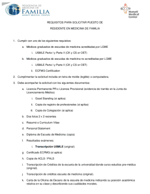 Residencia de medicina de familia