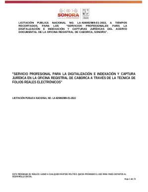 Ley catastral y registral para el estado de sonora