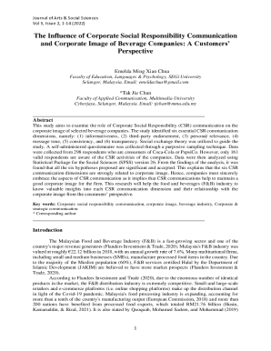 Journal of Arts & Social Sciences