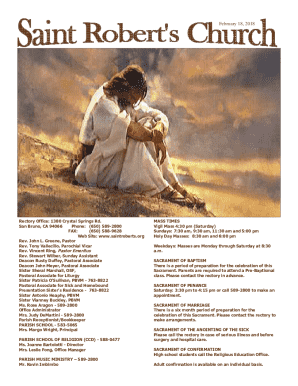 Saint Robert's LiveStream &amp; Prerecorded Masses and ...