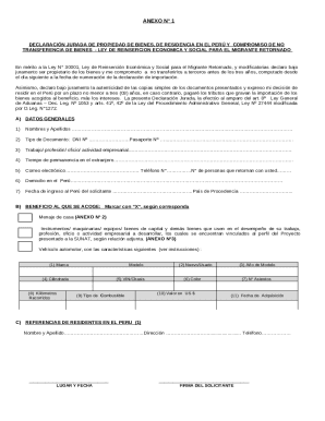 Reglamento del artculo 3 de la ley n 30001