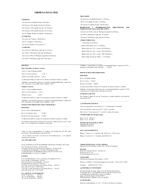 Ordenanza fiscal n 6