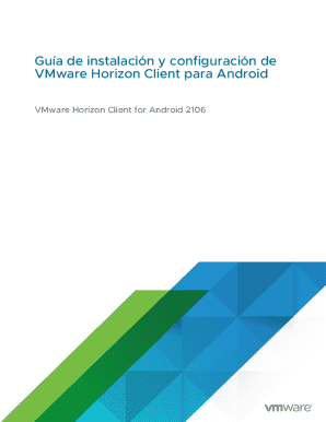 Gua de usuario de vmware horizon client para android