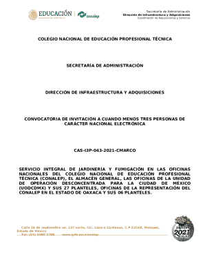 Licitacin: servicio integral de fumigacin en las oficinas ...