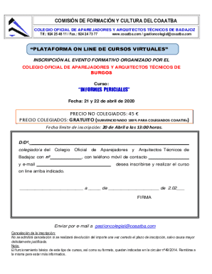 Curso de informes periciales.