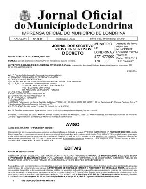 LEI DECRETOS - Portal Londrina