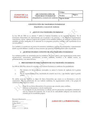 Abc de las veeduras ciudadanas