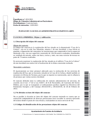 El objeto del contrato es la explotacin del bar situado en la denominada casa de la