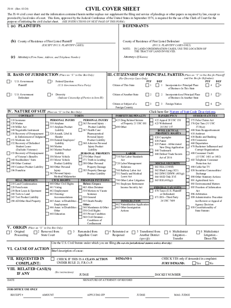 form js 44 Preview on Page 1