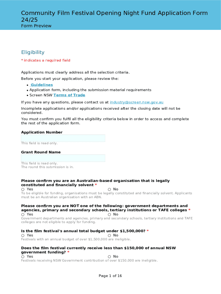 Form preview