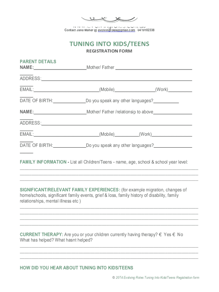 Form preview
