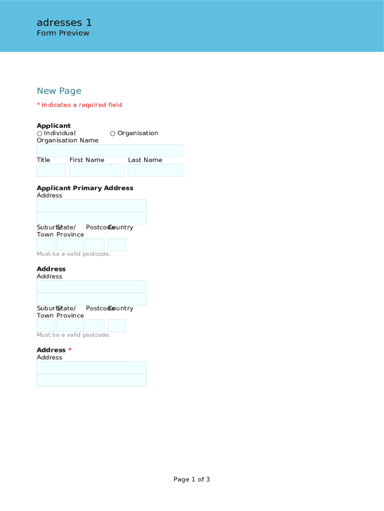 Form preview