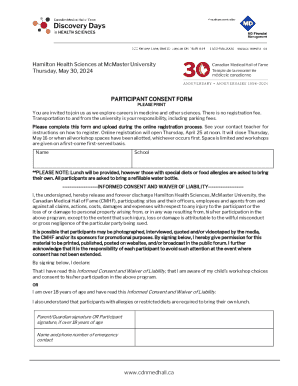 DD Student Consent Form