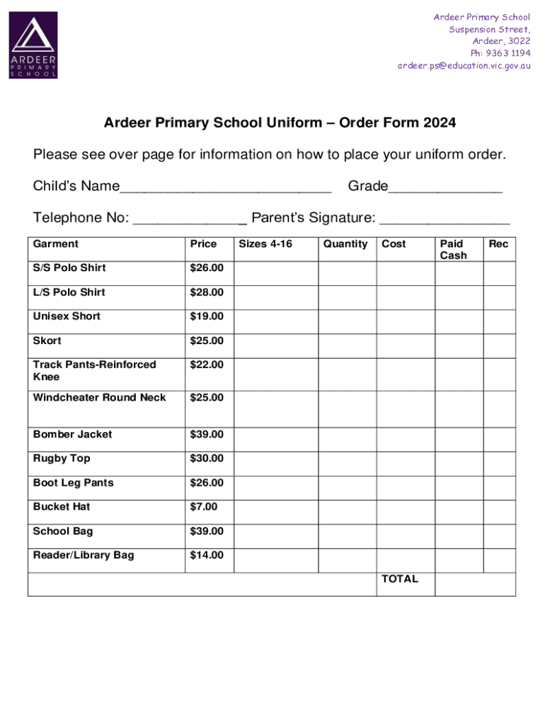 Form preview