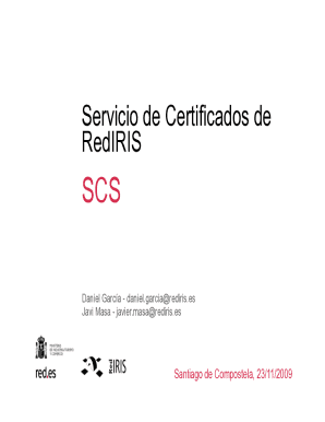 Servicio de certificados de rediris
