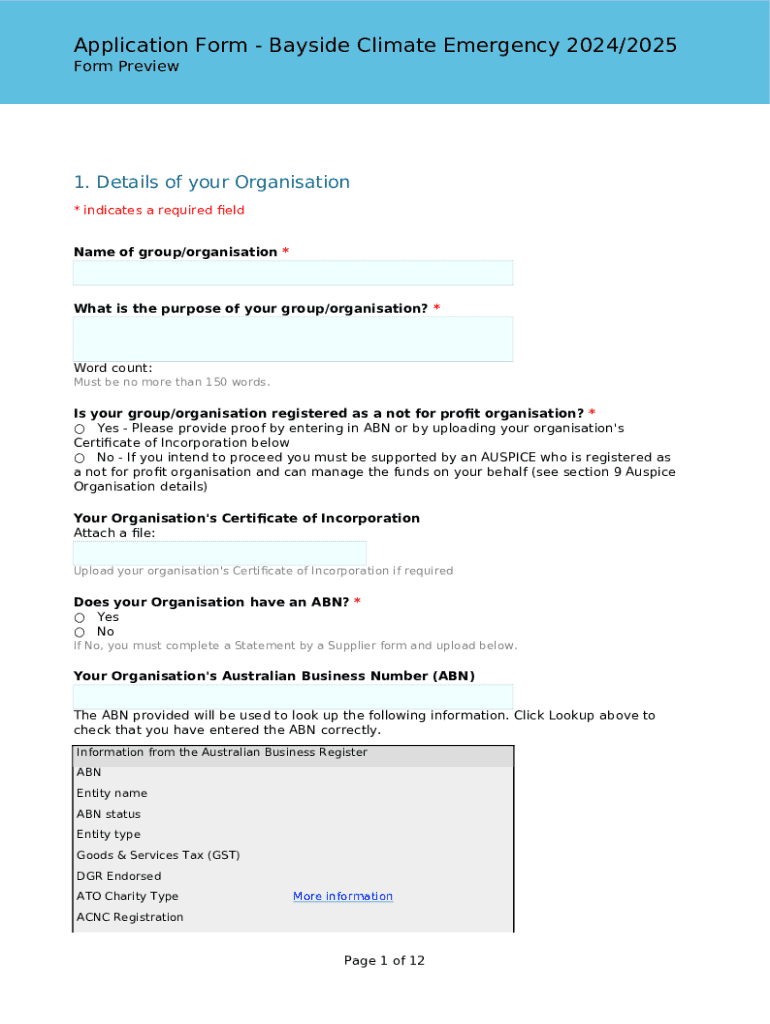 Form preview