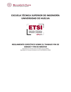 Reglamento de trabajos fin de estudios (grado y mster) de ...
