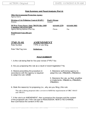 3745-31-01 AMENDMENT