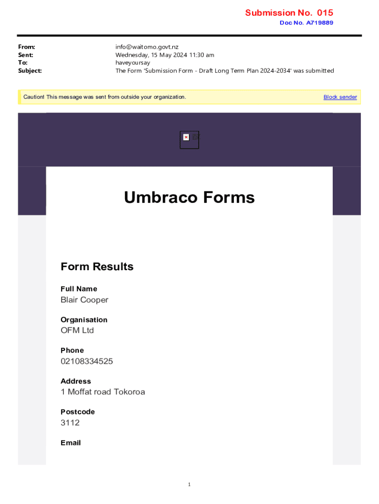 Form preview