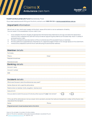 Medical Claim Reconsideration Request