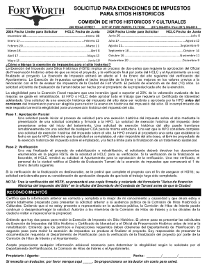 Submit a tax credit application onlinetexas historical ...