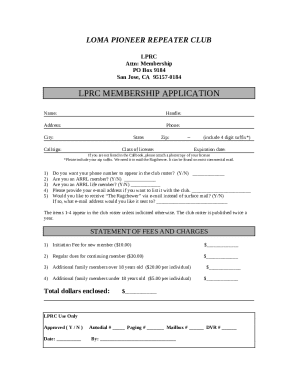 Join our club or renew your membership