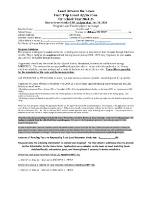 Applications available for school trip grants to Land ...