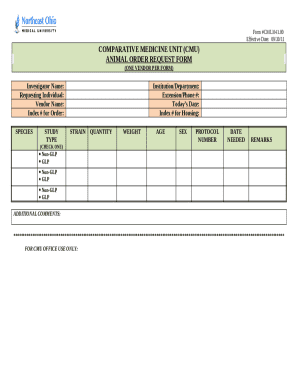 FAQsComparative Medicine Unit (CMU)